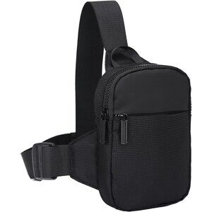 Black Small Crossbody Messenger Bag Waterproof Durable for Men Women